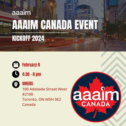 AAAIM Canada Launch Event 2024   AAAIM Canada 020824 